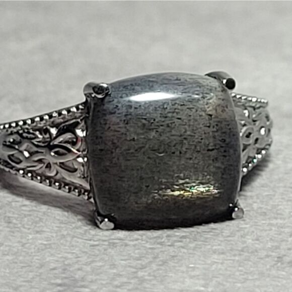 Golden Sheen Moonstone Ring - Picture 12 of 16